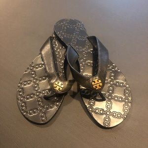 Tory Burch “thora” Leather Flip flop